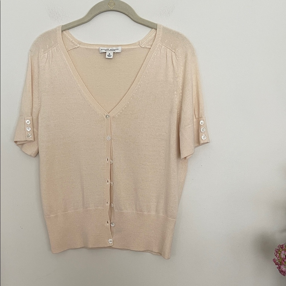 NWOT Banana Republic silk cashmere cardigan - Picture 2 of 11